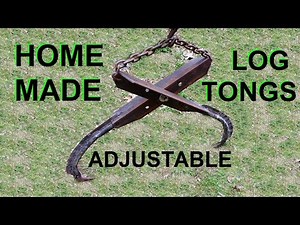 Making Log Tongs from Car Parts & Scrap Metal