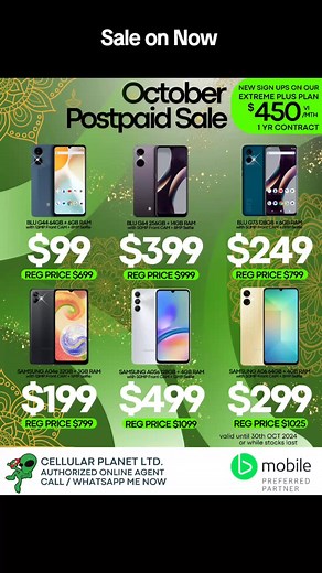 Get Huge Savings on Phones with our Extreme Plus Postpaid Plan!