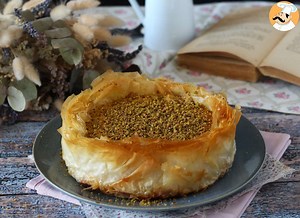 Recette de cheesecake façon baklava à la pistache