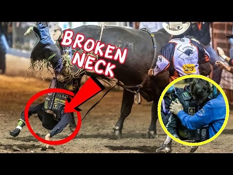 Jb mauney career ending injury | jb mauney broken neck video - jb houston rodeo injury - jb mauney