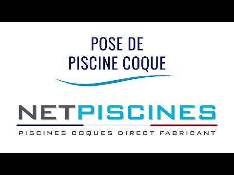 Découvrez la pose d'une de nos piscines coques NETPISCINES