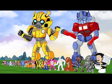 All Optimus Prime vs. Bumblebee : The Last Knight - Decepticons | Evolution of Transformer 2D Season