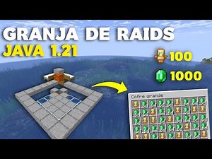 ¡La granja de raids más fácil y eficiente en Minecraft Java 1.21+!