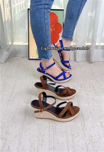Stylish wedge sandals,so cute!! #tiktokmademebuyit #spotlightfinds #fashiontiktok #trendyshoes #womenshoes #viralshoes #comfyshoes #walkingshoes #workshoes #wedges #wedge #wedgesandals #sandals #fashionsandal #elegant #elegantstyle #wedgeshoes #lightweight