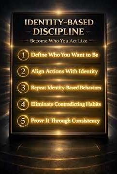 Identity-Based Discipline #38 | Become Who You Act Like
