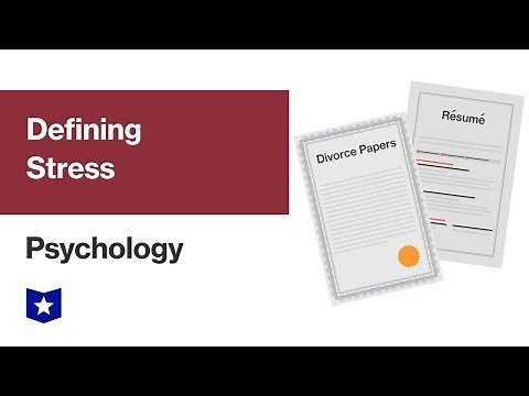 Defining Stress | Psychology