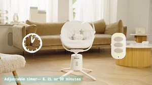 Baby Swing for Infant Electric, 3 Modes 5 Speeds, BT App & Remote Control | Lightweight Baby Swing with 6 Melodies and 3 Timer Setting, 2 Seat Positions and 5-Point Harness
