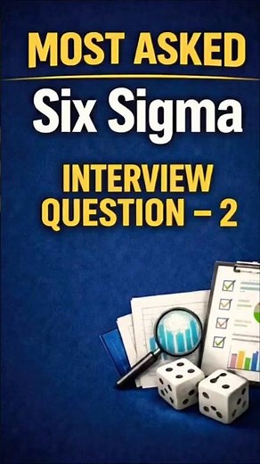 Six Sigma Interview Question: Pareto Analysis Explained 📊