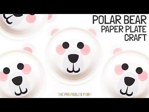 Polar Bear Paper Plate Craft