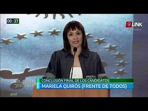 EL GRAN DEBATE - CONCLUSION FINAL - MARIELA QUIROS