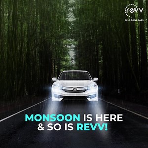 Be it a drizzle or a storm, Revv cars will make your every trip successful and memorable. Drive a Revv today! . . . #RentalCars #Rent #Revv #cars #monsoontrip #monsoon #monsoonseason | Revv