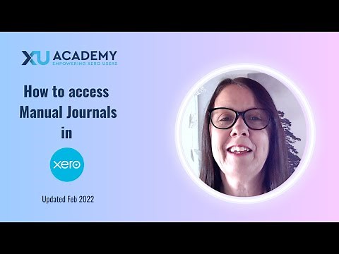 How to access Manual Journals in Xero