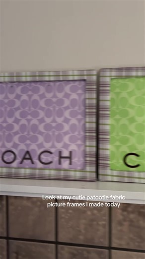 DIY Cute Fabric Picture Frames Craft