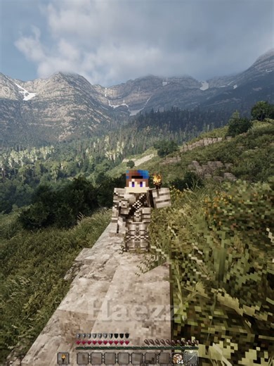 Ultra #realistic minecraft. #minecraft #shader #cinematic #atmospheric #reallife #medieval #darkfantasy #goldenbrown #gaming #rtx3050 #fyp