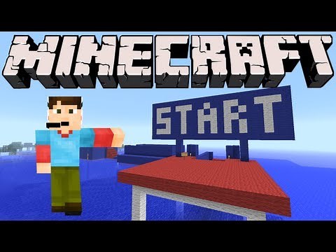 Minecraft Wipeout Course!