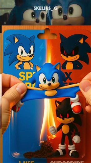 Sonic x Sonic.exe Toy Unboxing 🔥 #sonic #sonicexe #animation