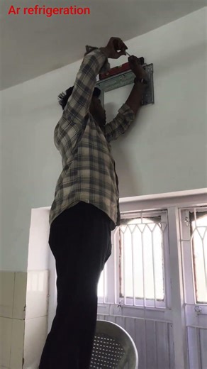 #blue star ac installation #viralvideo #youtubeshorts #tecnician #ac