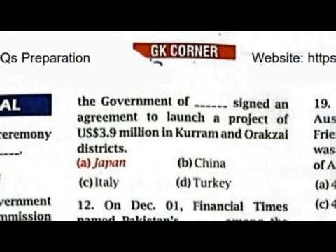 Current Affairs PPSC| Lecture 1