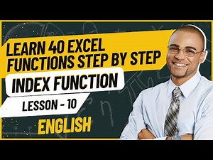 Learn 40 Microsoft Excel Functions Step by Step | Mastering Index Function