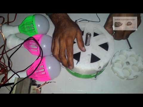 How to Make Low Speed Permanent Magnet Alternator PMA by 3D Printing very Easy and cheap