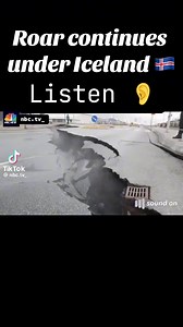 Sounds of Natural Disasters Under Iceland