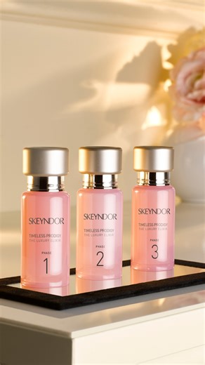 SKEYNDOR on Instagram: "¿Todavía no conoces el secreto para rejuvenecer tu piel? 💫 The Luxury Elixir es el tratamiento más avanzado de #TimelessProdigy, un concentrado que actúa en 3 fases para transformar la piel desde dentro. 1️⃣ Reprograma las células para que funcionen como si fueran más jóvenes. 2️⃣ Renueva la piel estimulando la producción natural de colágeno y elastina. 3️⃣ Revela una piel más firme, luminosa y uniforme. En solo 30 días, notarás una piel más vital, firme y con un aspecto