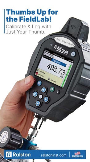 Tired of juggling multiple tools while performing pressure calibration in the field? With the Ralston FieldLab, you can run a full calibration test and log both your reference and DUT with just your thumb! This innovative solution simplifies pressure calibration, ensuring accuracy and reliability in the field. Whether you're a professional calibrating pressure instruments or simply need a more efficient way to manage pressure testing, the Ralston FieldLab is here to help. It’s designed to get th