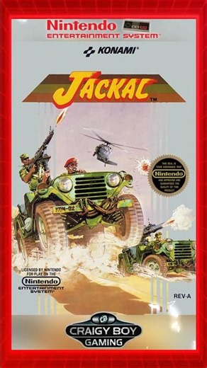 Jackal (NES) Gameplay! #retrogaming #arcadegame
