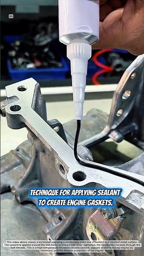 Technique for applying sealant to create engine gaskets
