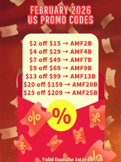 February 2026 Featured Sale – Latest Working AliExpress Promo Codes! Valid from Feb 1 to Feb 7, 2026. Use these AliExpress discount codes and add them to your coupon list to save more on your orders! #aliexpress #aliexpresshaul#aliexpressfinds #fyp