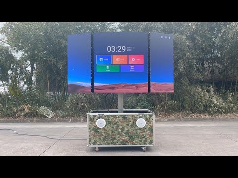 Portable LED folding screen