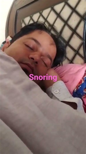 Real snoring hold on by Niece.