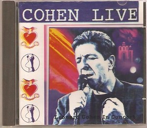 Leonard Cohen – Cohen Live - Leonard Cohen In Concert (1994, CD)