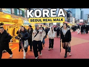 Seoul Mapo-gu 🇰🇷 | The Most Lively Downtown Streets 4K Walk