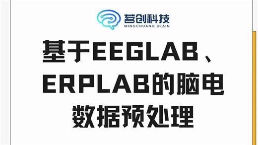 基于EEGLAB，ERPLAB的脑电数据预处理