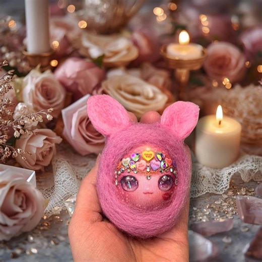 Soul Sprite Spirit Doll – Handmade Crystal Companion | Altar Decor Figurine – Valentine’s Gift - Etsy