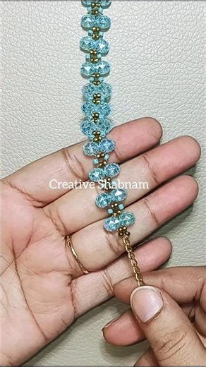 easy peasy choker making for beginners | #diy #shorts #handmade #jewellery #ytshorts