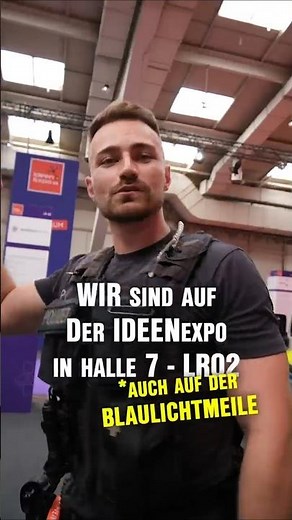 Federal Police at the IdeenExpo #federalpolice #bundespolizei #diversewithsecurity