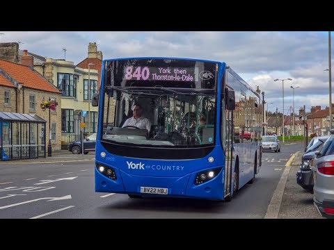 Transdev Blazefield 1902 BV22HBJ Running Coastliner 840 To Thornton-Le-Dale