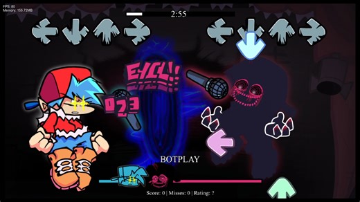 【FNF】Titan Clash但是由天使BF唱 bot