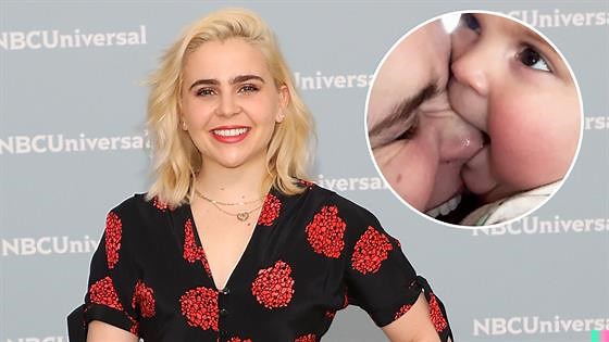 Parenthood’s Mae Whitman Debuts Baby Boy on Social Media in the Sweetest Way