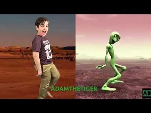 Dame Tu Cosita - dance challenge Musical.ly - The green Alien Dance - Alien VS the Kid
