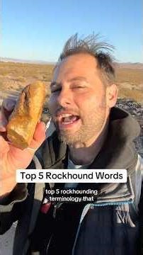 Useful Phrases #rockhound #rockhounding #lingo #jargon #language #crystals #gemstone #agate #code