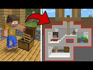 I Hid In My Friend's Secret Base In Minecraft!