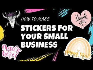 PACKAGING STICKERS TUTORIAL / DIY CUSTOM STICKER / SMALL BUSINESS LOGO STICKER / PACKAGE AN ORDER