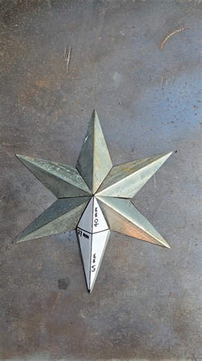 Tips and tricks for making a six-pointed star pattern from a square tube