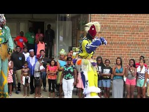 African Stilt Walkers' Dance at 2014 Umoja Festival