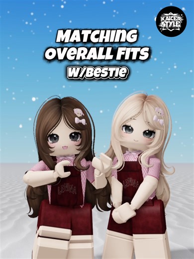Matching Overall Fits with Your Bestie