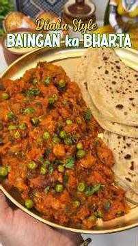 Baingan ka Bharta - Desi Dhaba Style Baingan ka Bharta with Smoky Flavour #baingan #bharta #sabzi