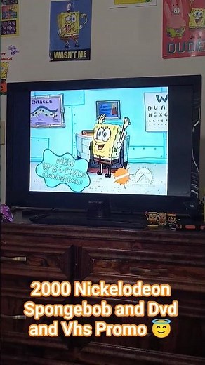2000 Nickeldeon Spongebob and Dvd and Vhs Promo